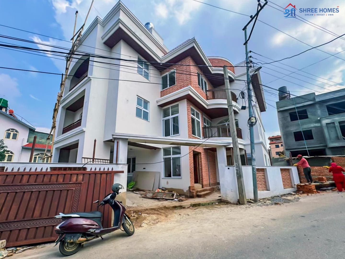 Premium 6BHK Semi Bungalow with 2BHK Rental Unit in Dholahiti, Lalitpur